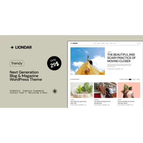 Liondar – Modern Magazine Theme