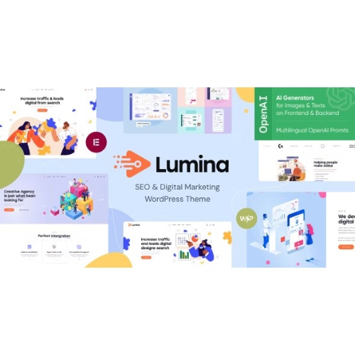 Lumina – Creative Agency WordPress Theme