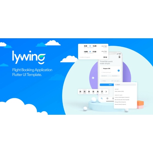 Lywing – Flutter UI Kit