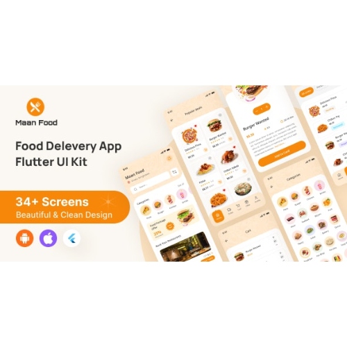 Maan Food-Flutter Food Delivery App UI Kit