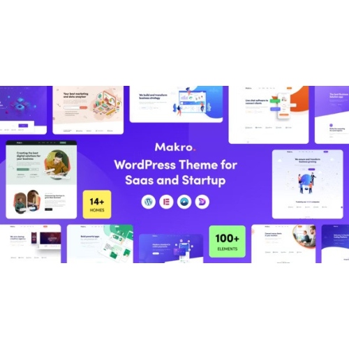 Makro – WordPress Theme For Saas & Startup