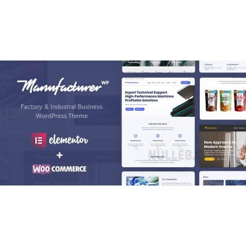 Manufacturer – Factory and Industrial WordPress Theme