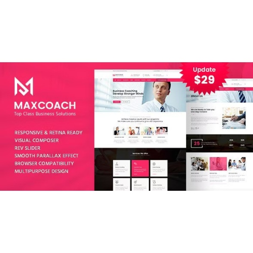 Maxcoach – Business Consulting WordPress Theme
