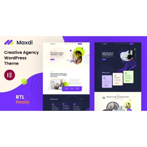 Maxdi – Creative Agency WordPress Theme