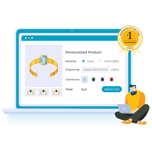 Media Woocommerce Product Options