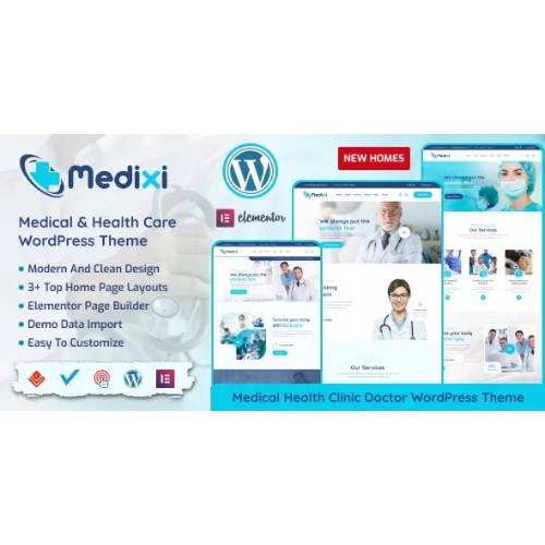 Medixi – Doctor & Medical Care WordPress Theme