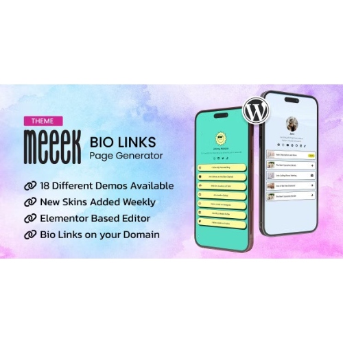 Meeek – Bio Links Builder Theme