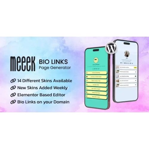 Meeek – Elementor Bio Links Builder for WordPress