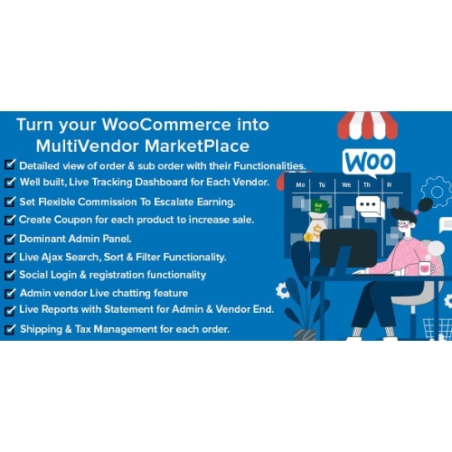 Mercado Pro – Turn your WooCommerce into Multi Vendor Marketplace