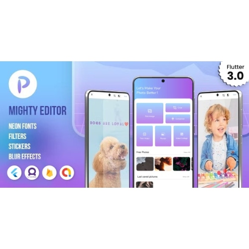 MightyEditor – Flutter Photo Editor / College App