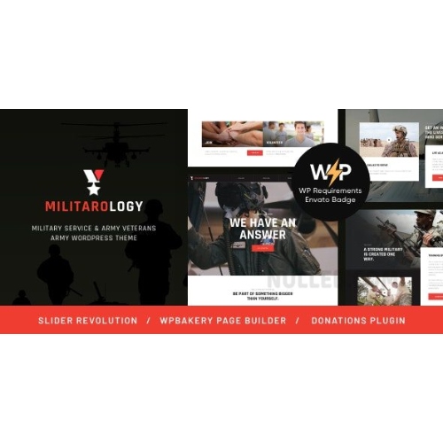 Militarology – Military Service & Army Veterans WordPress Theme