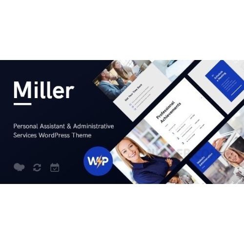 Miller | Personal Assistant & Administrative Services WordPress Theme