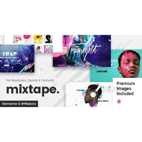 Mixtape – Music Theme for Artists & Festivals
