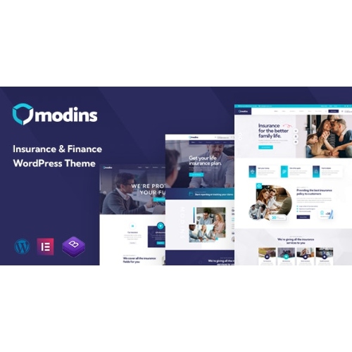 Modins – Insurance & Finance WordPress Theme