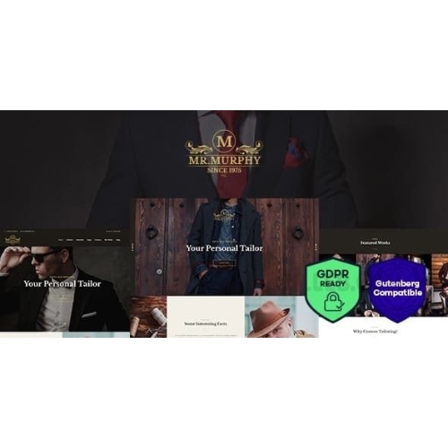 Mr. Murphy – Custom Dress Tailoring Clothing WordPress Theme