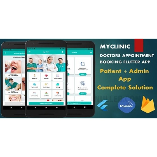Hospital & Clinic Management | Doctor & Patient Appointment Booking | Pharmacy + Lab | Flutter | V7