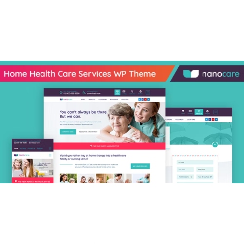 Home Health Care, Medical Care WordPress Theme – NanoCare