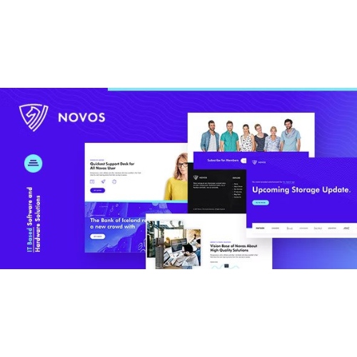 Novos | IT Company & Digital Solutions WordPress Theme