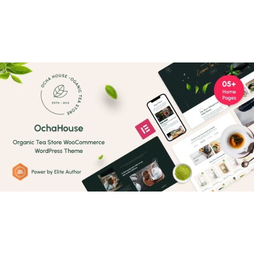 OchaHouse – Organic Tea Store WooCommerce WordPress Theme
