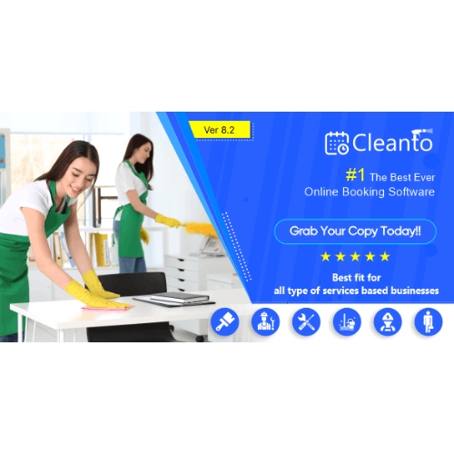 Online bookings management system for maid services and cleaning companies – Cleanto