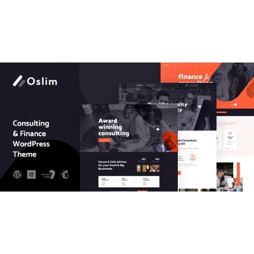 Oslim – Consulting & Finance WordPress Theme