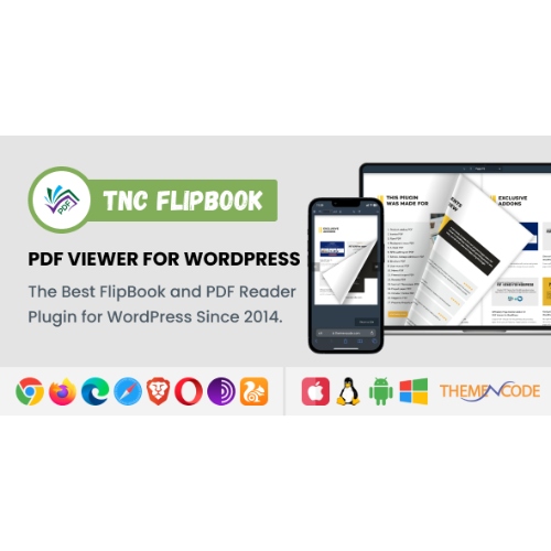 TNC FlipBook – PDF viewer for WordPress