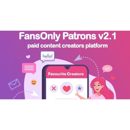 PHP FansOnly Patrons – Paid Content Creators Platform