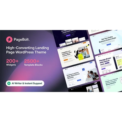 PageBolt – Landing Page WordPress Theme