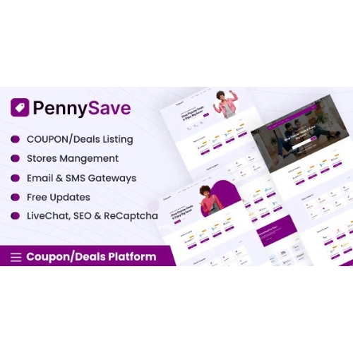 PennySave – Multi-Vendor Coupon/Deals Platform
