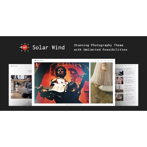 Photography WordPress Theme – SolarWind
