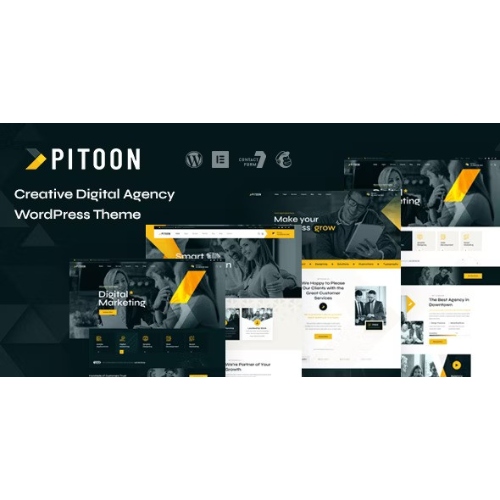 Pitoon – Creative Digital Agency WordPress Theme