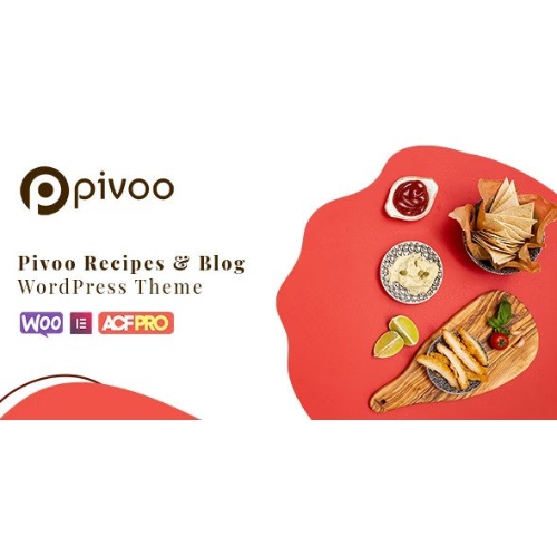 Pivoo – Food & Recipe Blog WordPress Theme