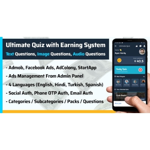 Play Quiz (Text,Image,Audio) & Earn Money