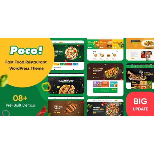 Poco – Fast Food Restaurant WordPress Theme