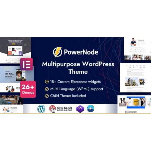 PowerNode – Multipurpose WordPress Theme