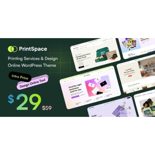 PrintSpace – Printing Services & Design Online WooCommerce WordPress theme