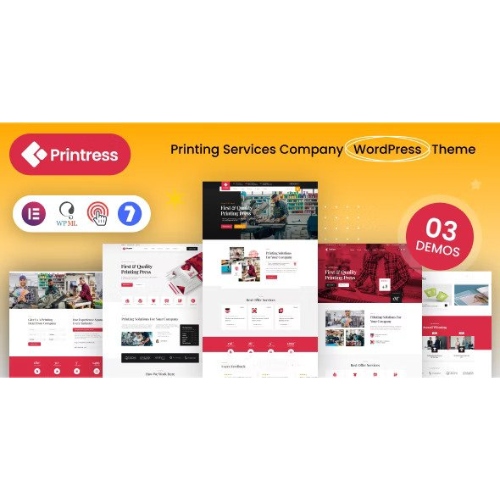 Printress – Printing Services Company WordPress