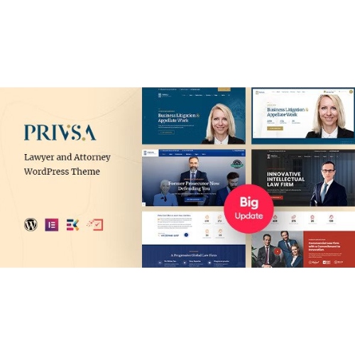 Privsa – Attorney and Lawyer WordPress Theme