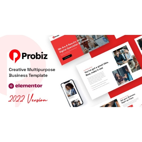 Probiz – An Easy to Use and Multipurpose Business and Corporate WordPress Theme