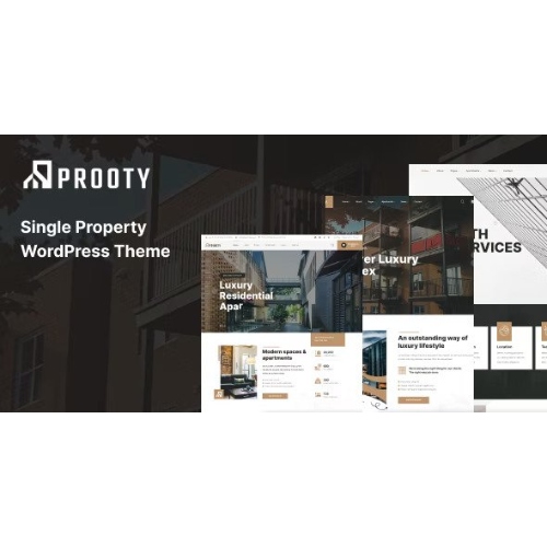 Prooty – Single Property WordPress Theme