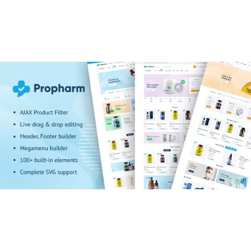 Propharm – Pharmacy & Medical WordPress WooCommerce Theme