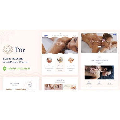 Pur – Spa WordPress Theme