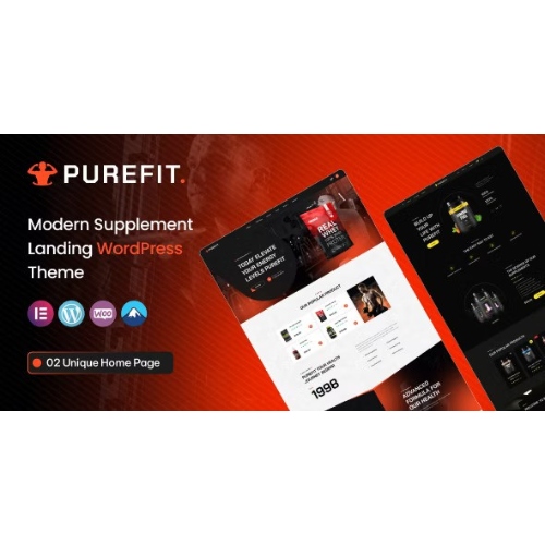 Purefit – Health Supplement WordPress Theme