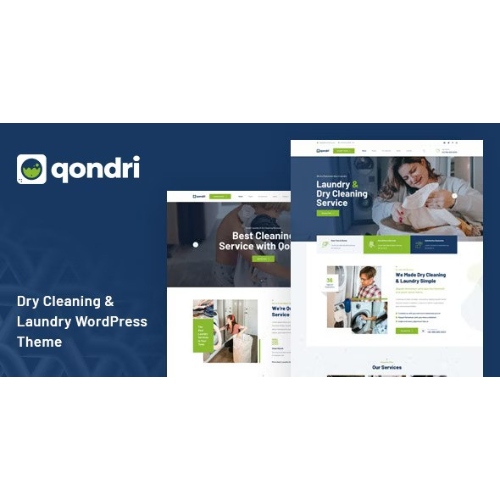 Qondri – Dry Cleaning & Laundry Services WordPress Theme