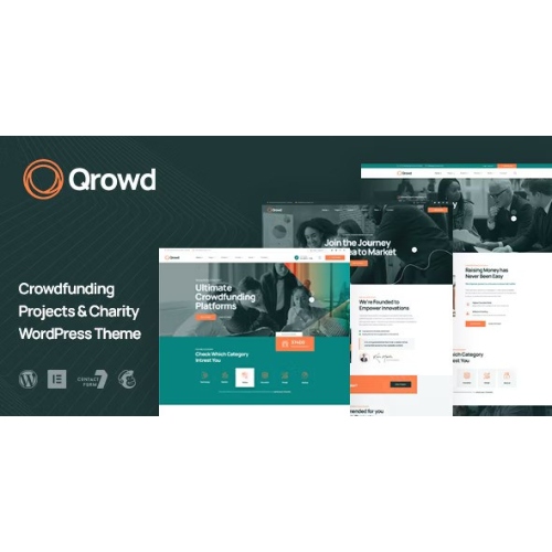 Qrowd – Crowdfunding Projects & Charity WordPress Theme