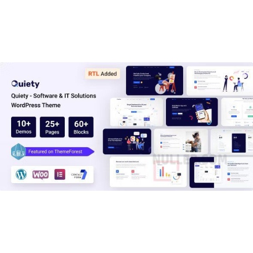 Quiety – Software & IT Solutions WordPress Theme