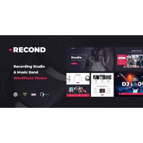 Recond – Recording Studio & Music Band WordPress Theme