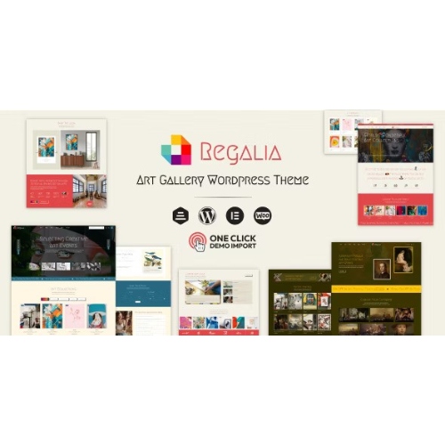 Regalia – Artist Portfolio, Art Gallery Theme