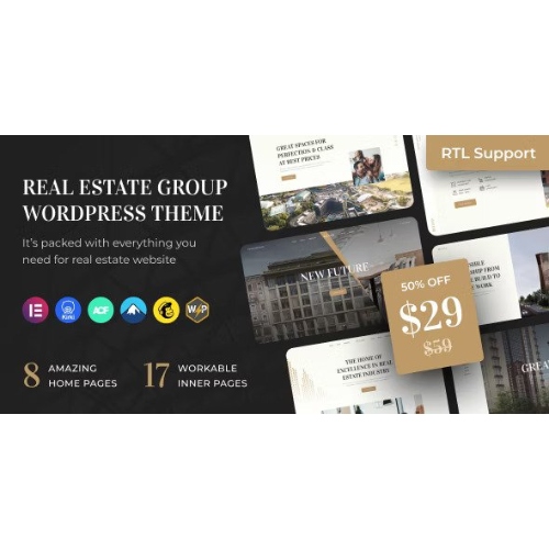 Reland – Real Estate Group WordPress Theme + RTL