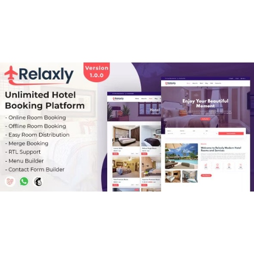 Relaxly – Unlimited Hotel Booking Platform